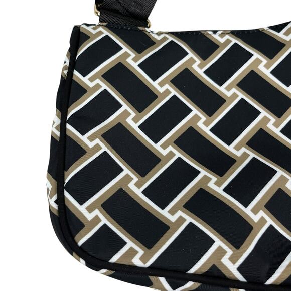 DVF Diane Von Furstenberg Target Utility Crossbody Bag Vintage Wave New - Picture 12 of 14